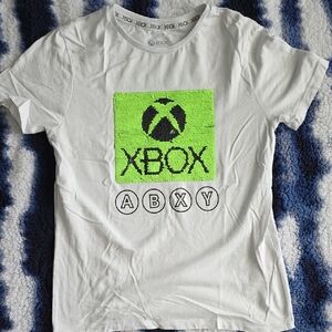New Without Tags - Xbox Kids White and Green Short Sleeve Tee